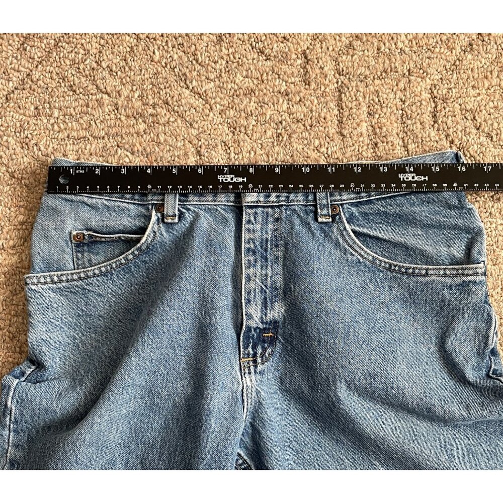 Vintage Lee Jeans Mens 31x30 Straight Leg Light Wash 90s - Picture 4 of 8